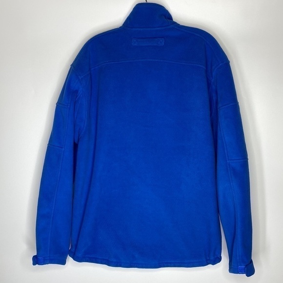 Duluth Trading Blue Shoreman Basic Fleece Jacket Medium - Picture 2 of 6